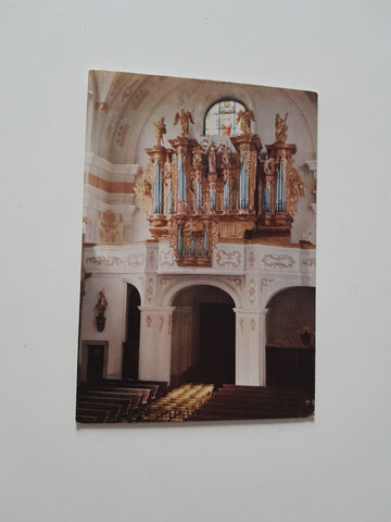 AK Stadtpfarrkirche Waidhofen an der Thaya. Orgelempore.