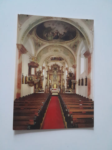 AK Pfarrkirche Blumau/Wild. Kircheninneres.