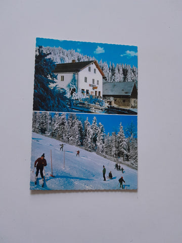 AK Hohe Wand. Gasthof Jagasitz. Besitzer: Franz u. Walpurga Haslinger.