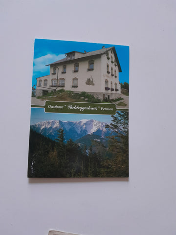 AK Hohe Wand. Gasthaus Pension Waldeggerhaus. Fam. Postl.