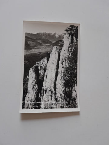 AK Baumgartnerturm und Wildenauersteig. Hohe Wand.