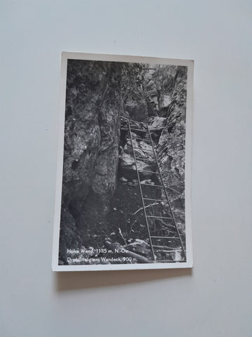 AK Hohe Wand. Drobilsteig am Wandeck. (1964)