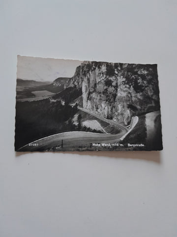 AK Hohe Wand, Bergstraße. (1958)