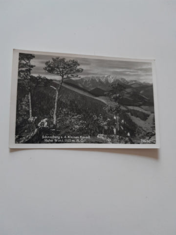 AK Schneeberg v.d. Kleinen Kanzel. Hohe Wand. (1941)