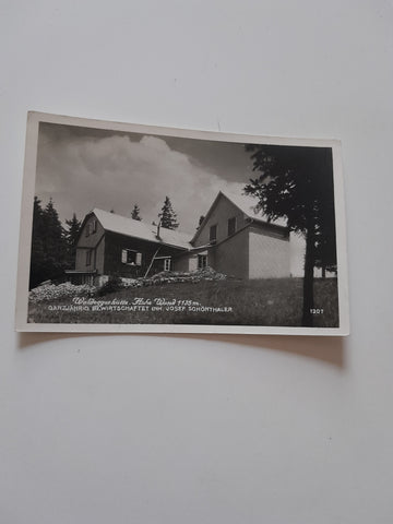 AK Waldeggerhütte Hohe Wand. Inh. Josef Schönthaler. (1941)