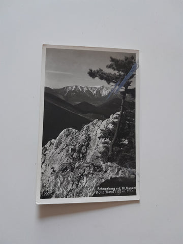 AK Schneeberg von d. Kl. Kanzel. Hohe Wand.