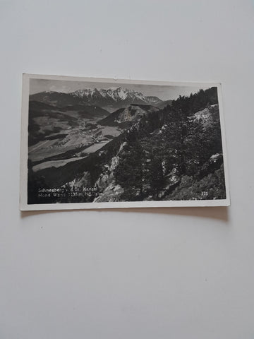 AK Schneeberg v.d. Gr. Kanzel. Hohe Wand.