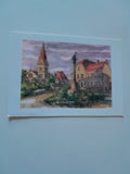 AK Zillingdorf. (nach handkol. Lithographie von Prof. Michael Haas.)