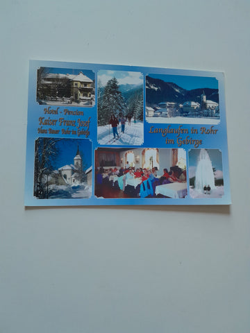 AK Rohr im Gebirge. Hotel-Pension Kaiser Franz Josef, Hans Bauer.