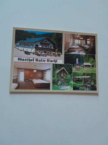 AK Rohr im Gebirge. Gasthof Pension Zur Kalten Kuchl. Familie Rieder.