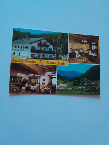 AK Rohr im Gebirge. Gasthof Pension Zur Kalten Kuchl.