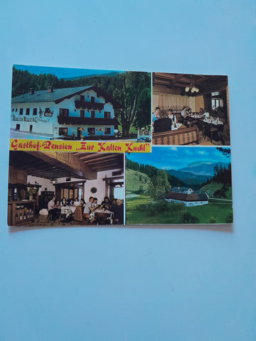 AK Rohr im Gebirge. Gasthof Pension Zur Kalten Kuchl.