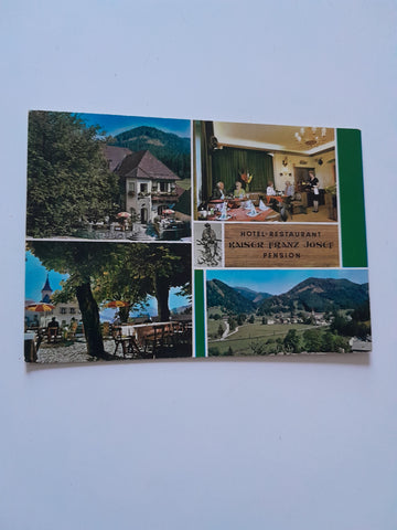 AK Rohr im Gebirge. Hotel Restaurant Pension Kaiser Franz Josef. Inh. A. u. H. Bauer.