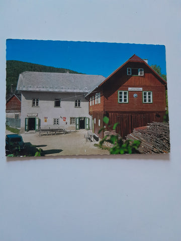 AK Greith. Gaststätte zum Almesbrunnberg. Bes. Magdalena Reischer.