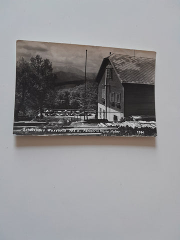 AK Schutzhaus Waxeneck Pächterin Marie Hofer.