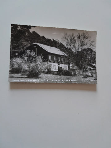 AK Schutzhaus Waxeneck, Pächterin Marie Hofer. Pernitz Maggendorf.