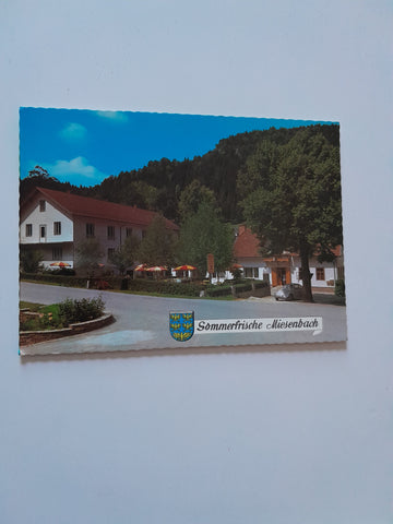 AK Miesenbach. Gasthof zum grünen Baum. Besitzer: Josef und Käthe Hornung.