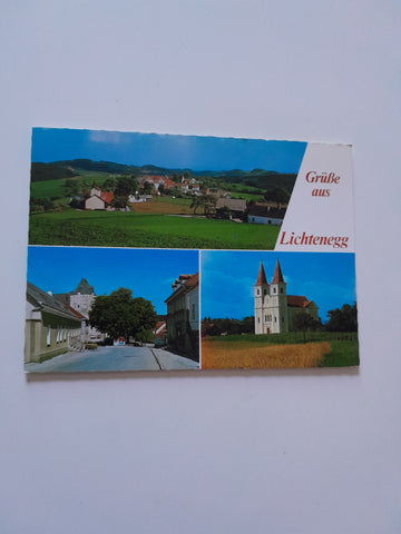 AK Grüße aus Lichtenegg.