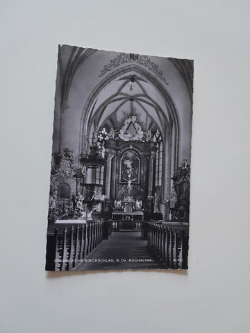 AK Kirchschlag in der Buckligen Welt. Pfarrkirche. Hochaltar. (1967)