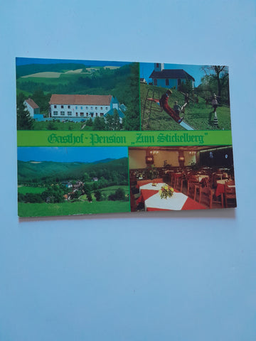 AK Stickelberg. Gasthof Pension zum Stickelberg. Familie Oberger.
