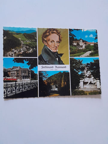 AK Ferdinand Raimund. Gutenstein. Mariahilfberg Raimund Villa....