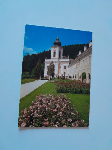 AK Wallfahrtskirche und Kloster Mariahilfberg in Gutenstein.