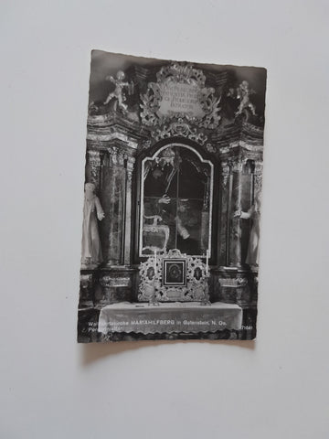 AK Wallfahrtskirche Mariahilfberg in Gutenstein. Peregrinialtar. (1963)