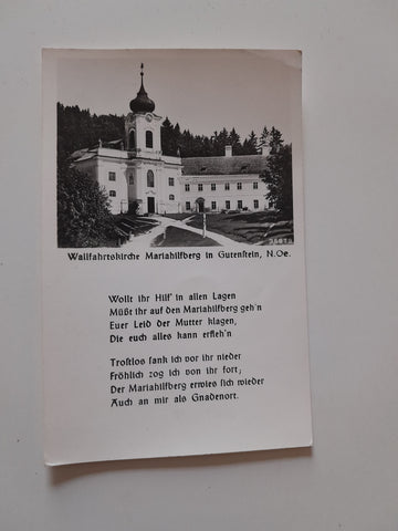 AK Wallfahrtskirche Mariahilfberg in Gutenstein.