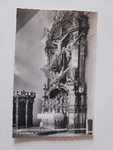 AK Wallfahrtskirche Mariahilfberg. Armenseelenaltar.