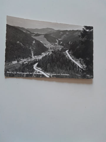 AK Blick von der Marktaussicht auf Mariahilfberg Höhenstrasse und Gutenstein.