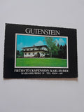AK Gutenstein. Frühstückspension Karl Huber. Mariahilferberg 39.