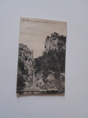 AK Klamm im Klostertal bei Gutenstein. (1915)