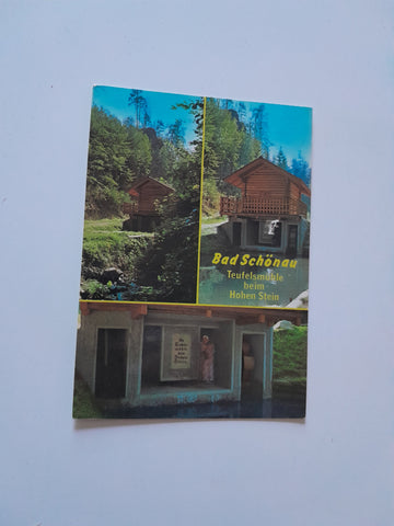 AK Bad Schönau. Teufelsmühle beim Hohen Stein.