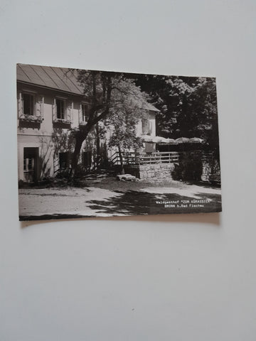 AK Brunn bei Bad Fischau. Waldgasthof Zum Kürassier.