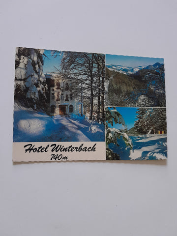 AK St. Anton an der Jeßnitz. Hotel Winterbach a.d. Mariazellerbahn.