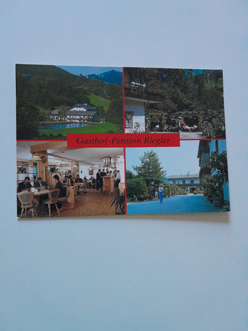 AK Randegg. Gasthof Pension. A. Riegler.