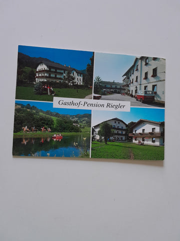 AK Randegg. Gasthof Pension. A. Riegler.