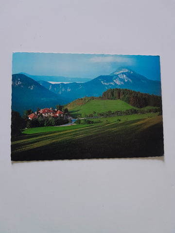 AK Ferienheim Gösing mit Ötscher und Gemeindealm.