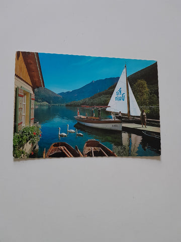 AK Lunzer See mit Scheiblingstein.