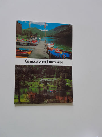 AK Grüsse vom Lunzersee.
