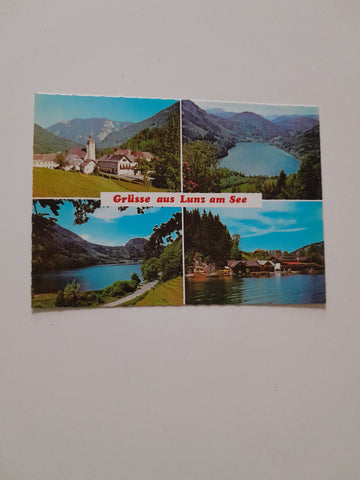 AK Grüße aus Lunz am See.