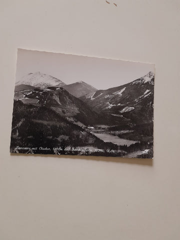 AK Lunzersee mit Ötscher und Scheiblingstein.