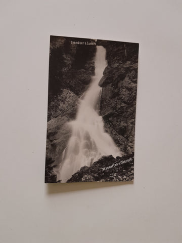 AK Seemäuer b. Lunz. Wasserfall v. Obersee.