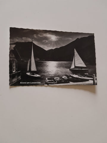 AK Abend am Lunzersee.