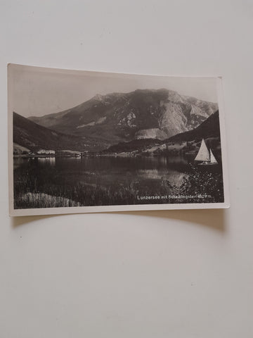 AK Lunzersee mit Scheiblingstein. (1932)