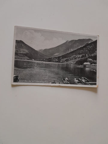 AK Lunzer See mit Scheiblingstein.