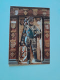 AK Gresten. Pfarrkirche Figürlicher Grabstein des Johann Friedrich von Zinsendorf.