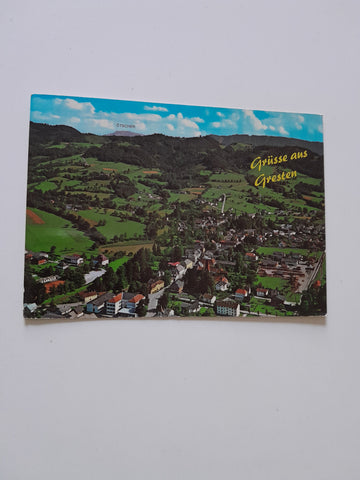 AK Grüsse aus Gresten.