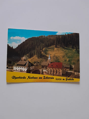 AK Pfarrkirche Neuhaus am Zellerrain.