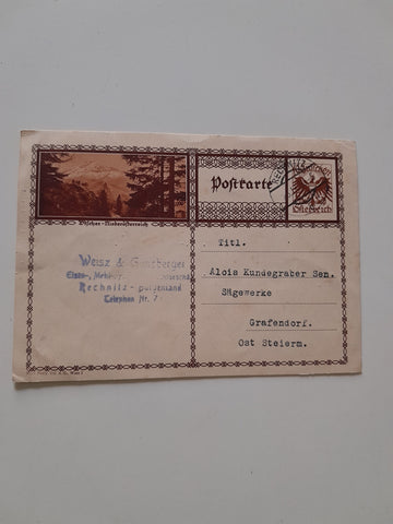 Postkarte Ötscher.